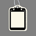 Paper Air Freshener Tag - Clipboard